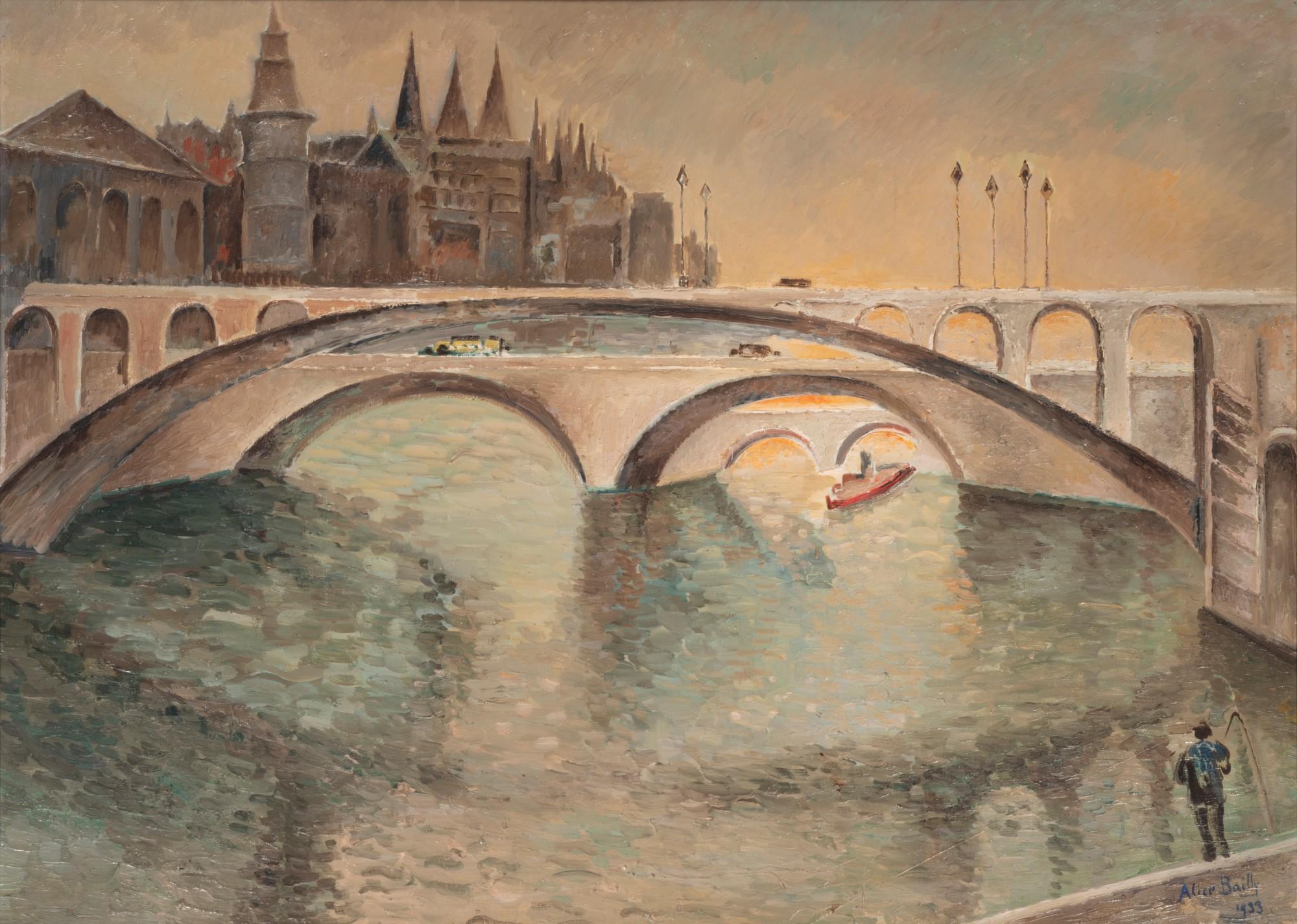 Alice Bailly - Ponts De Paris, 1933