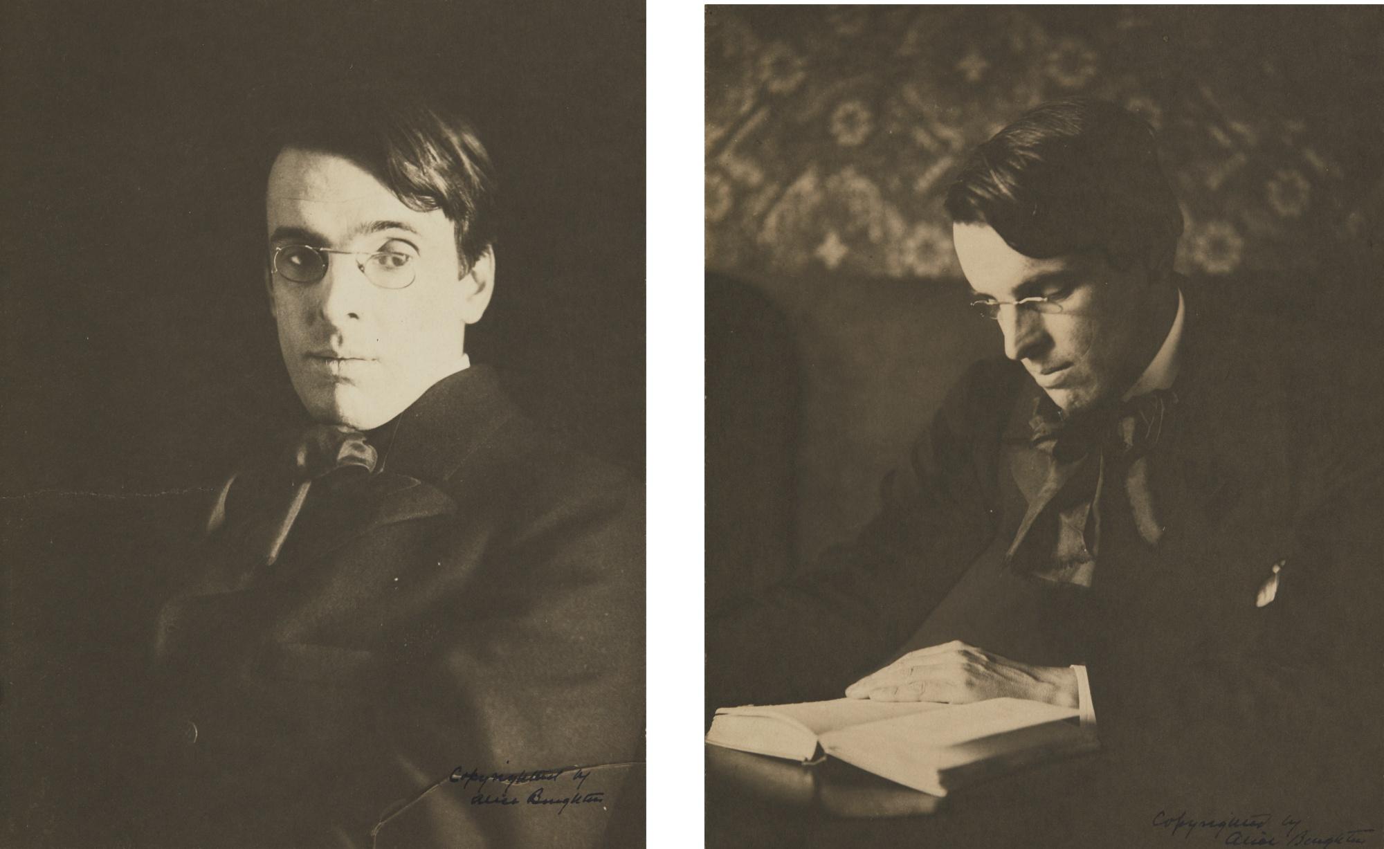 Alice Boughton - Three Photographic Portraits Of W.B. Yeats