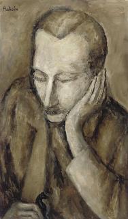 Alice Halicka - Homme Pensant