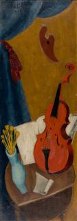 Alice Halicka - Stillleben mit Violine.