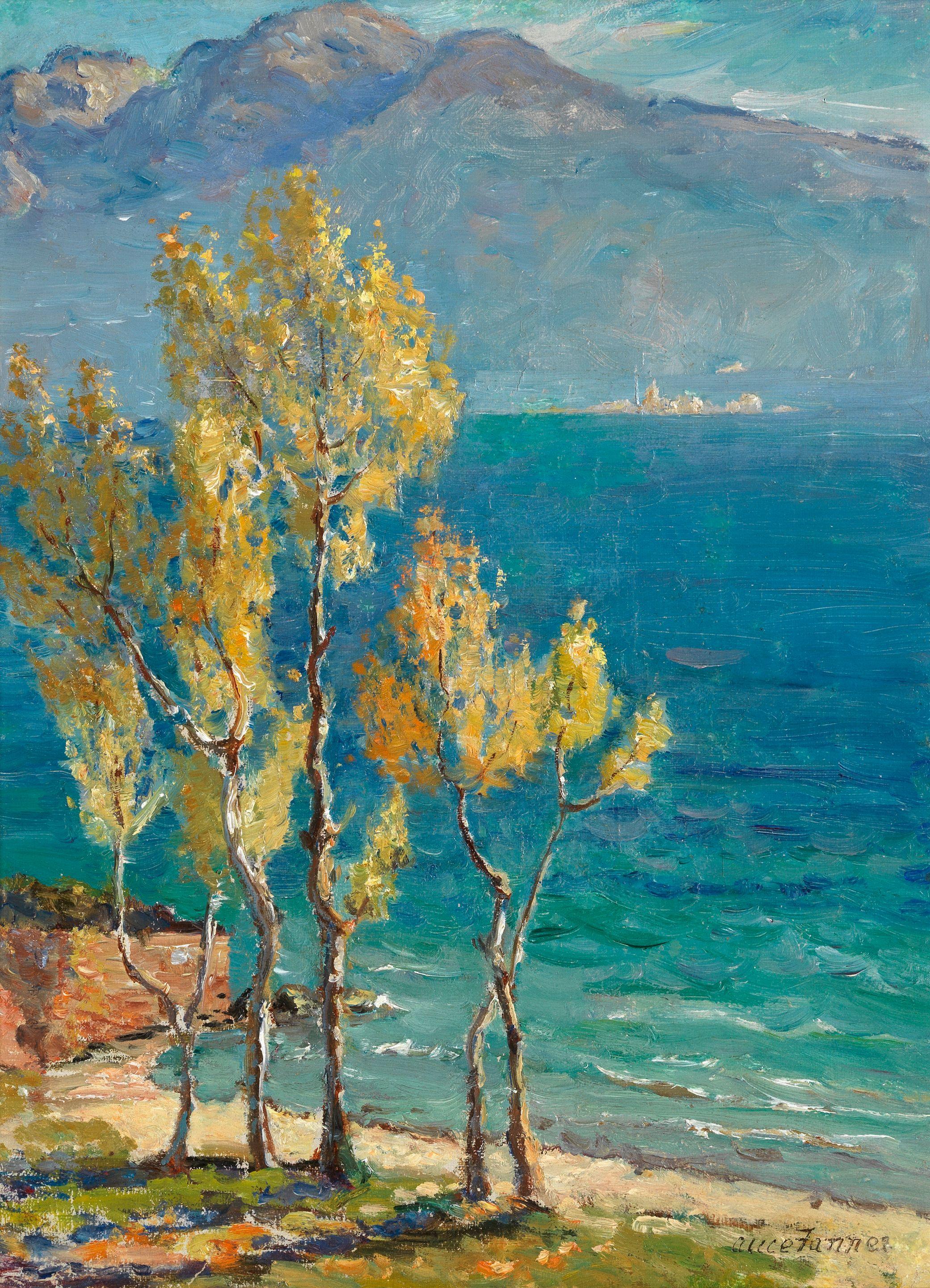 Alice Maud Fanner - \'Autumn, Lake Garda\'