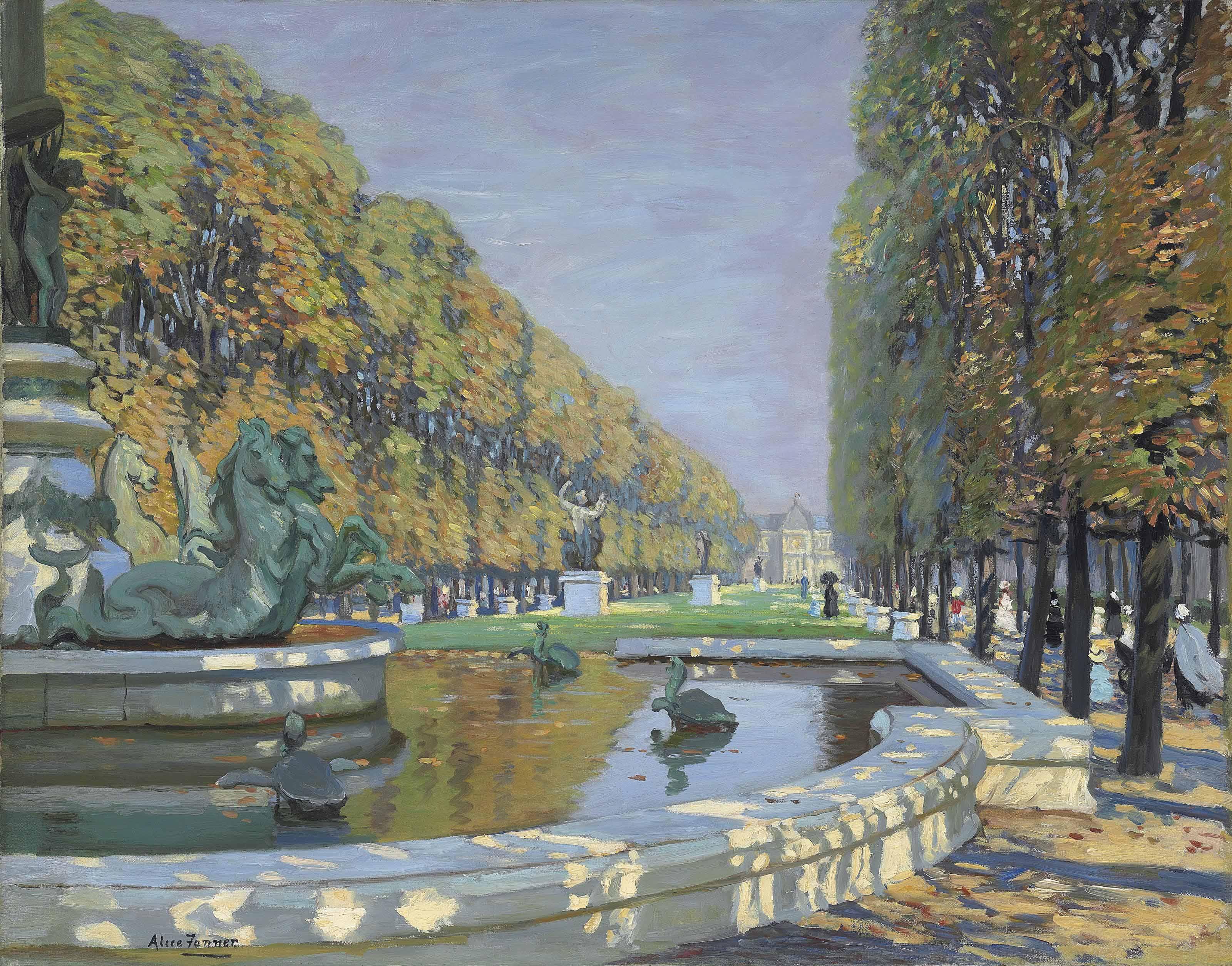 Alice Maud Fanner - The Luxembourg Gardens, Paris