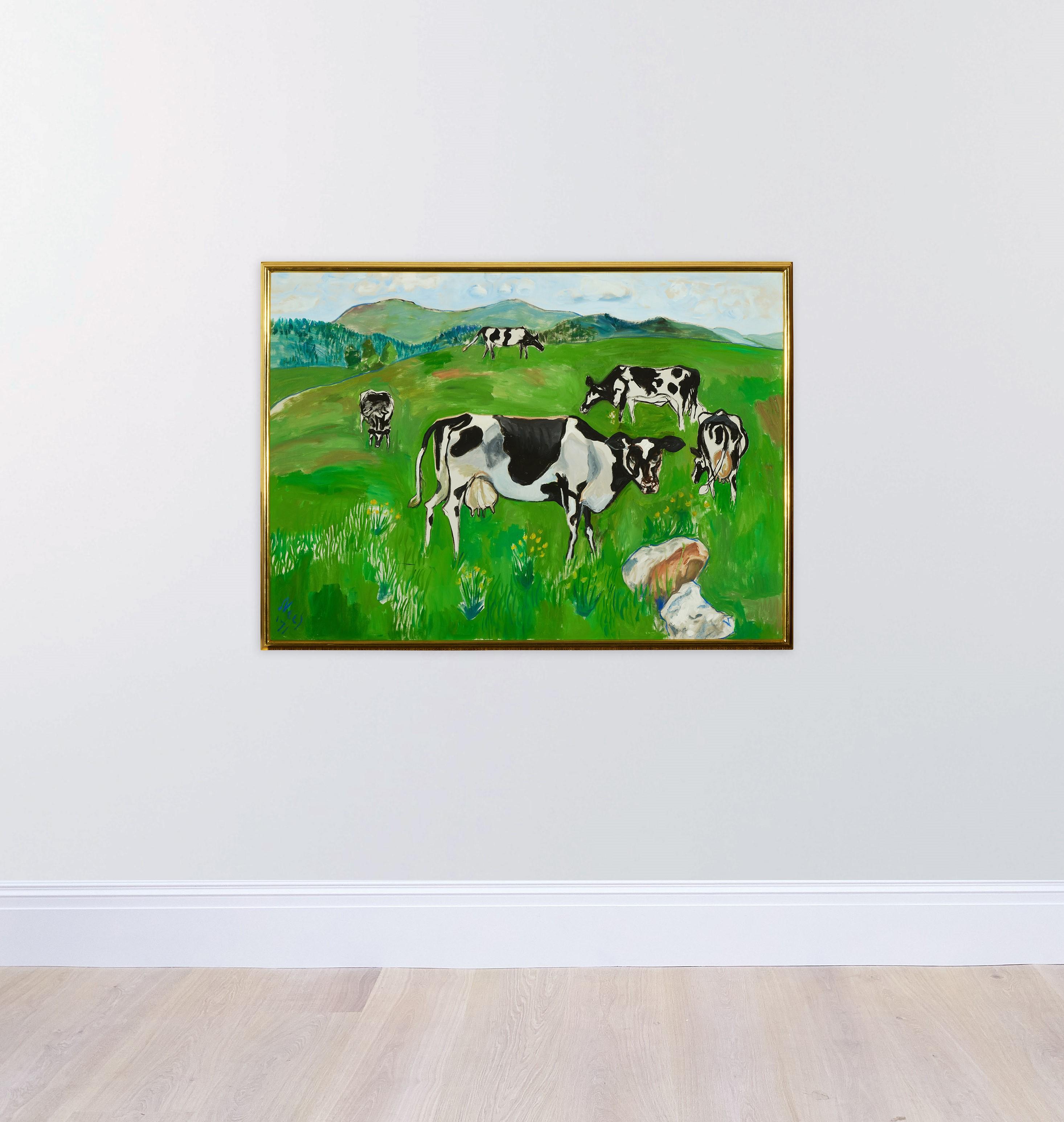 Alice Neel - Cows, Vermont