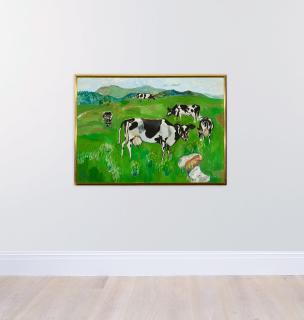 Alice Neel - Cows, Vermont