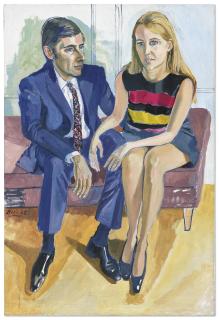 Alice Neel - David McKee and his First Wife Jane