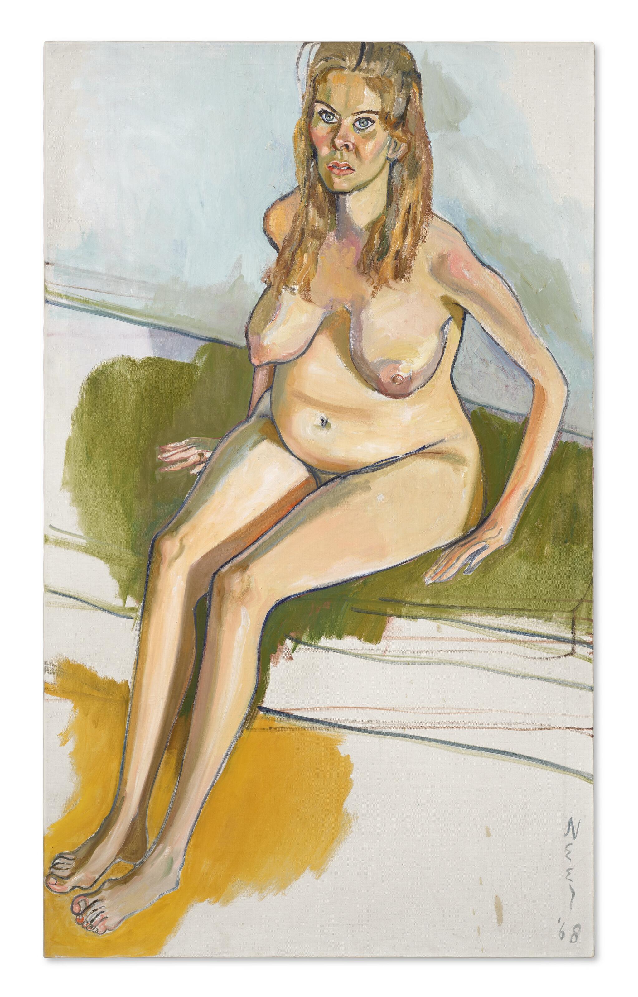Alice Neel - Pregnant Bette Homitzky