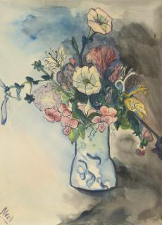 Alice Neel - Untitled (Flowers In Vase)