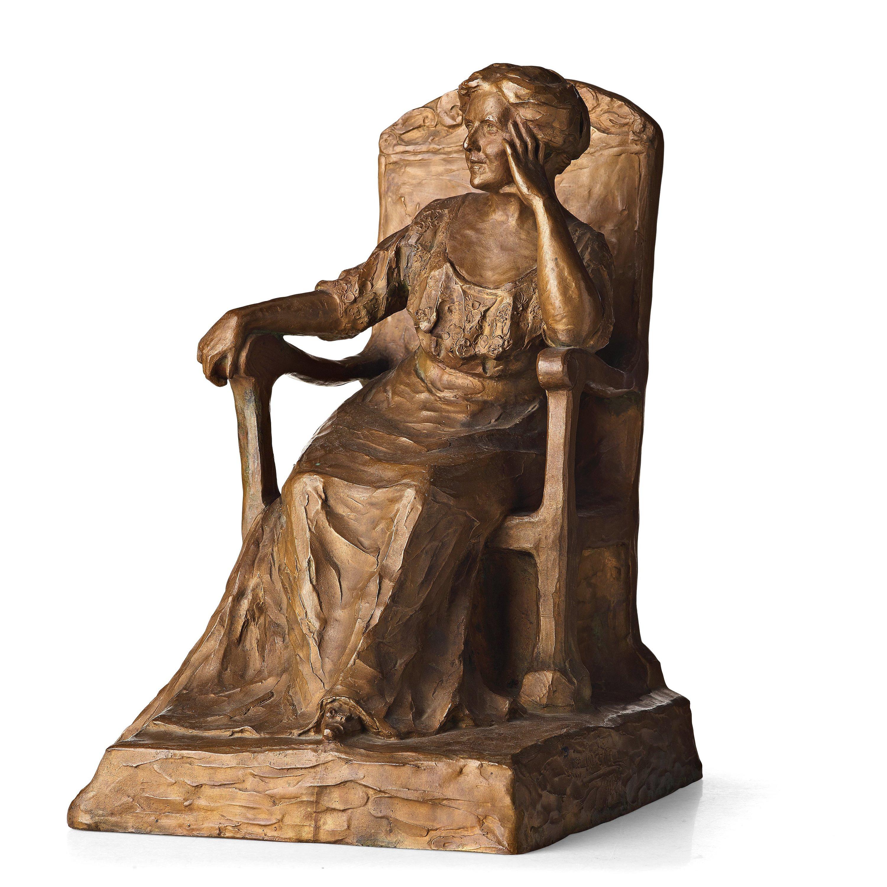 Alice Nordin - A portrait depicting Mrs Clara Lachmann (1864-1920)