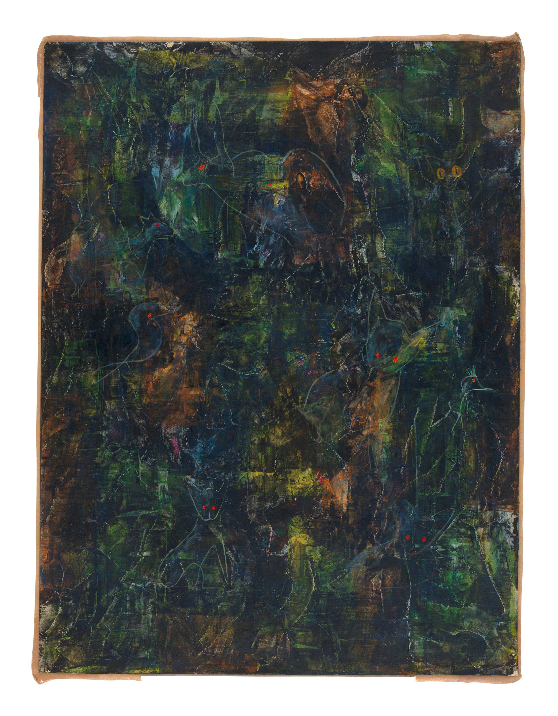 Alice Rahon - Chats nocturnes