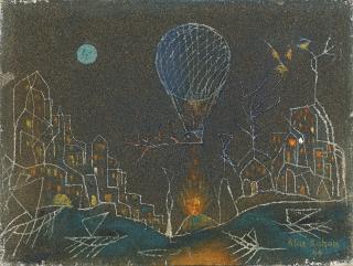 Alice Rahon - La Montgolfière