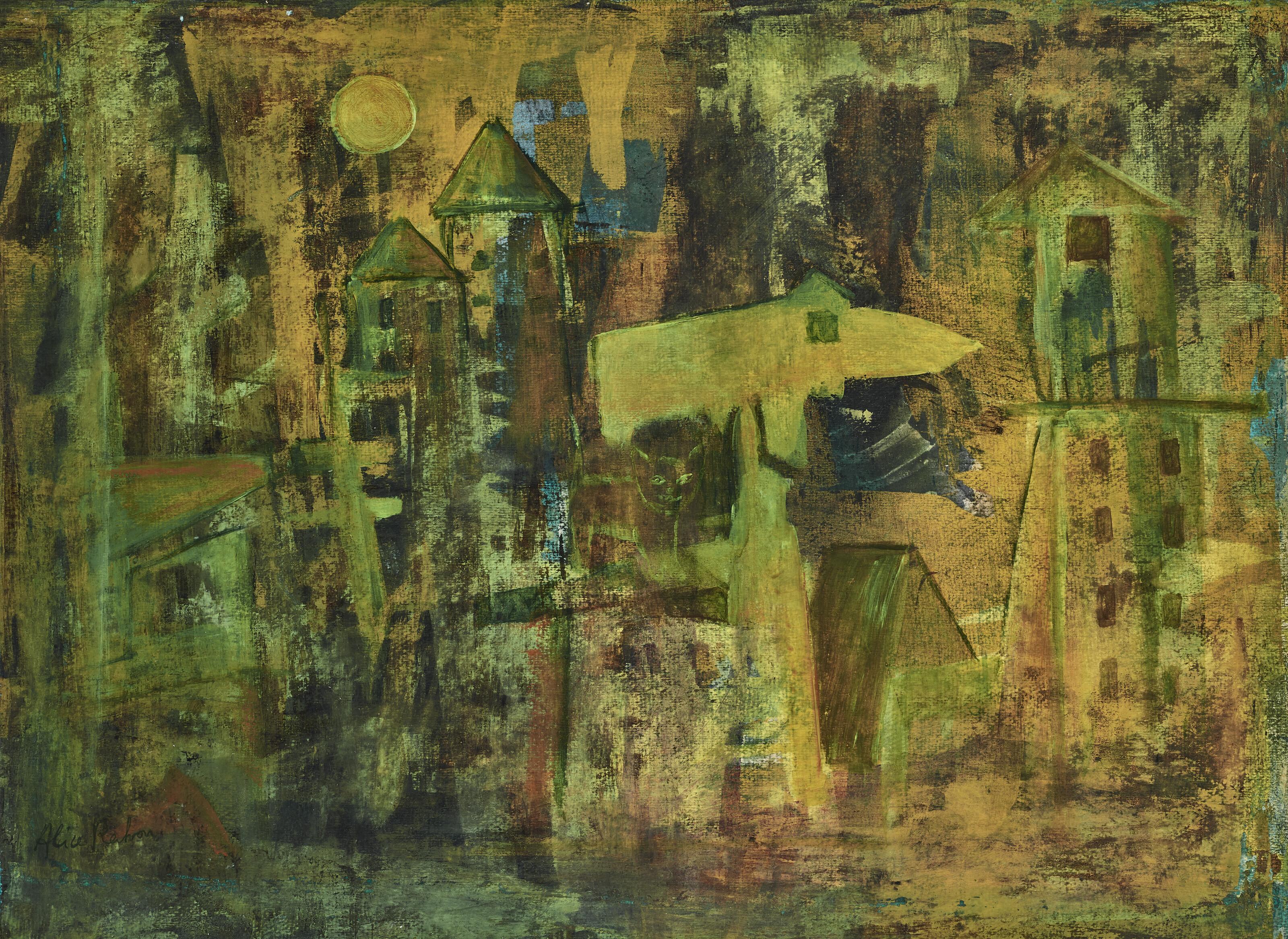 Alice Rahon - Petit Chat Oublié