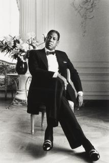 Alice Springs - André Leon Talley, \'La Villa Vigie\', 1989