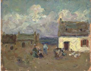 Alide Goldschmitt - Brittany Farmyard; And Nine Others By The Same Hand