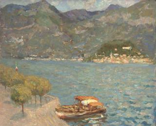Alide Goldschmitt - Lake Como, Italy; And Four Others By The Same Hand