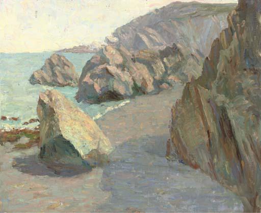 Alide Goldschmitt - Rocks At Woolacombe, North Devon; And Three Others By The Same Hand