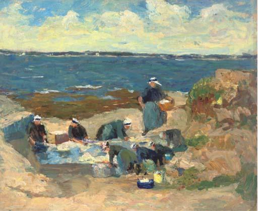 Alide Goldschmitt - Washing Day; And Five Others By The Same Hand