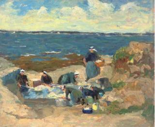 Alide Goldschmitt - Washing Day; And Five Others By The Same Hand