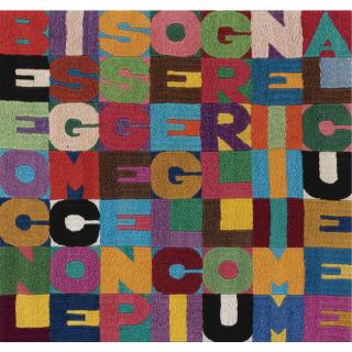 Alighiero Boetti - Bisogna Essere Leggeri Come Gli Uccelli E Non Come Le Piume