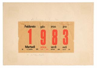 Alighiero Boetti - Calendario