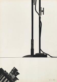 Alighiero Boetti - Cinepresa e aste da microfono