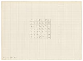 Alighiero Boetti - EMME I ELLE ELLE E...