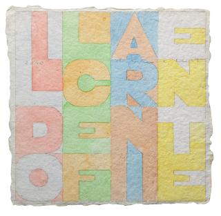 Alighiero Boetti - Il dolce far niente (Nove quadrati)