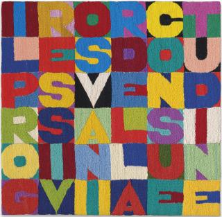 Alighiero Boetti - Il progressivo svanir della consuetudine (The Progressive Disappearance of Habit)