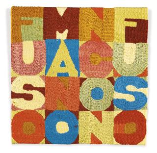Alighiero Boetti - Italian fuso Ma Non Confuso (Fused But Not Confused)