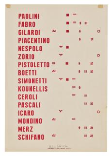 Alighiero Boetti - Manifesto