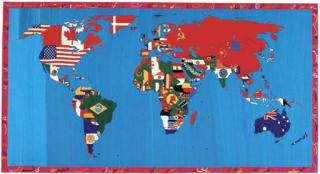 Alighiero Boetti - Mappa del mondo