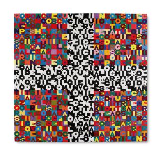 Alighiero Boetti - Oggi È Il Decimo Giorno Del Nono Mese Dell\'Anno Millenovecentoottantotto (Quando Le Parole Sono Stanche) (Today Is The Tenth Day Of The Ninth Month Of The Year Nineteen Eighty Eight (When Words Are Tired))