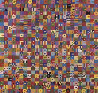 Alighiero Boetti - Oggi Il Ventesimo Quarto Mese Anno 1000 Nove 1000 Otto Nove