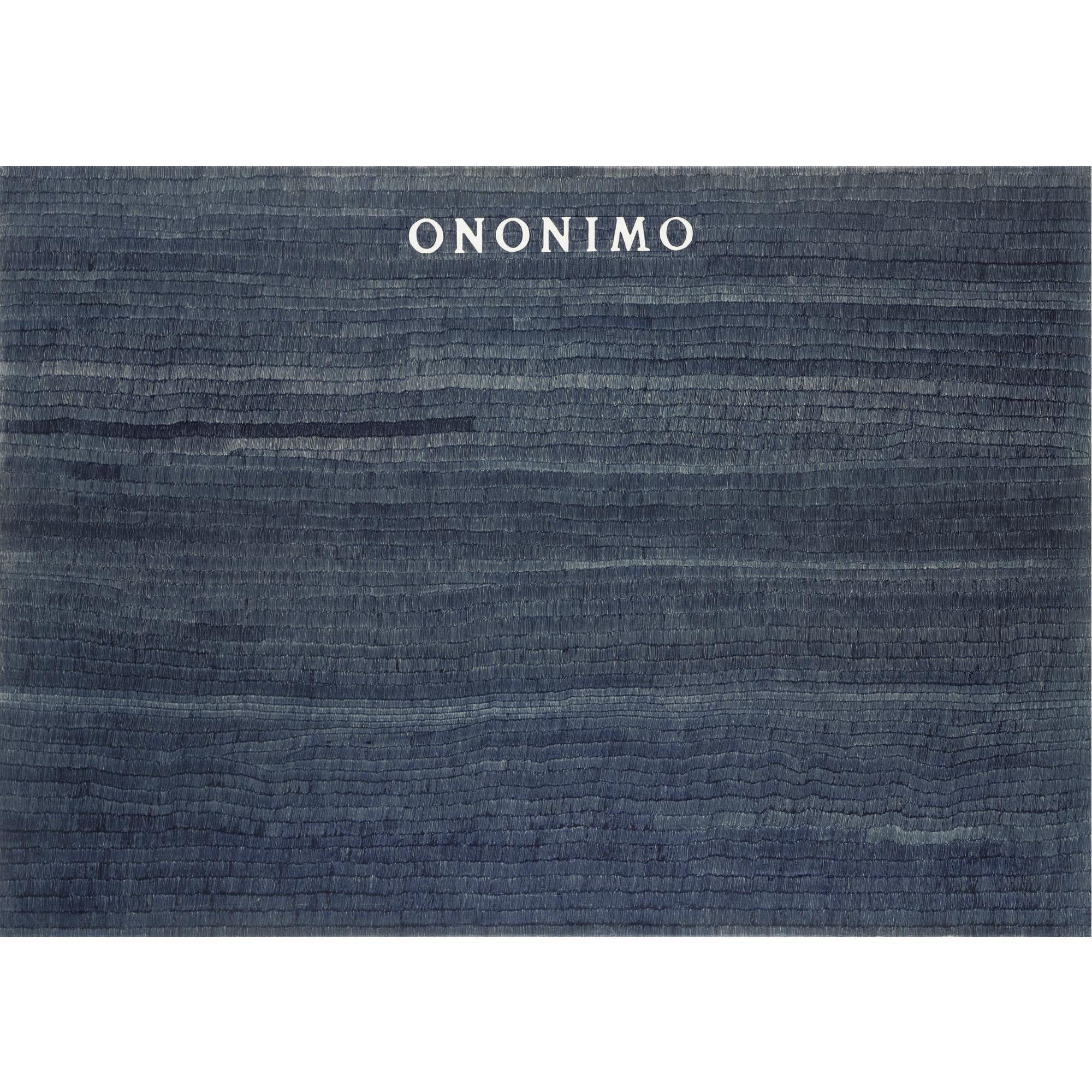 Alighiero Boetti - Ononimo