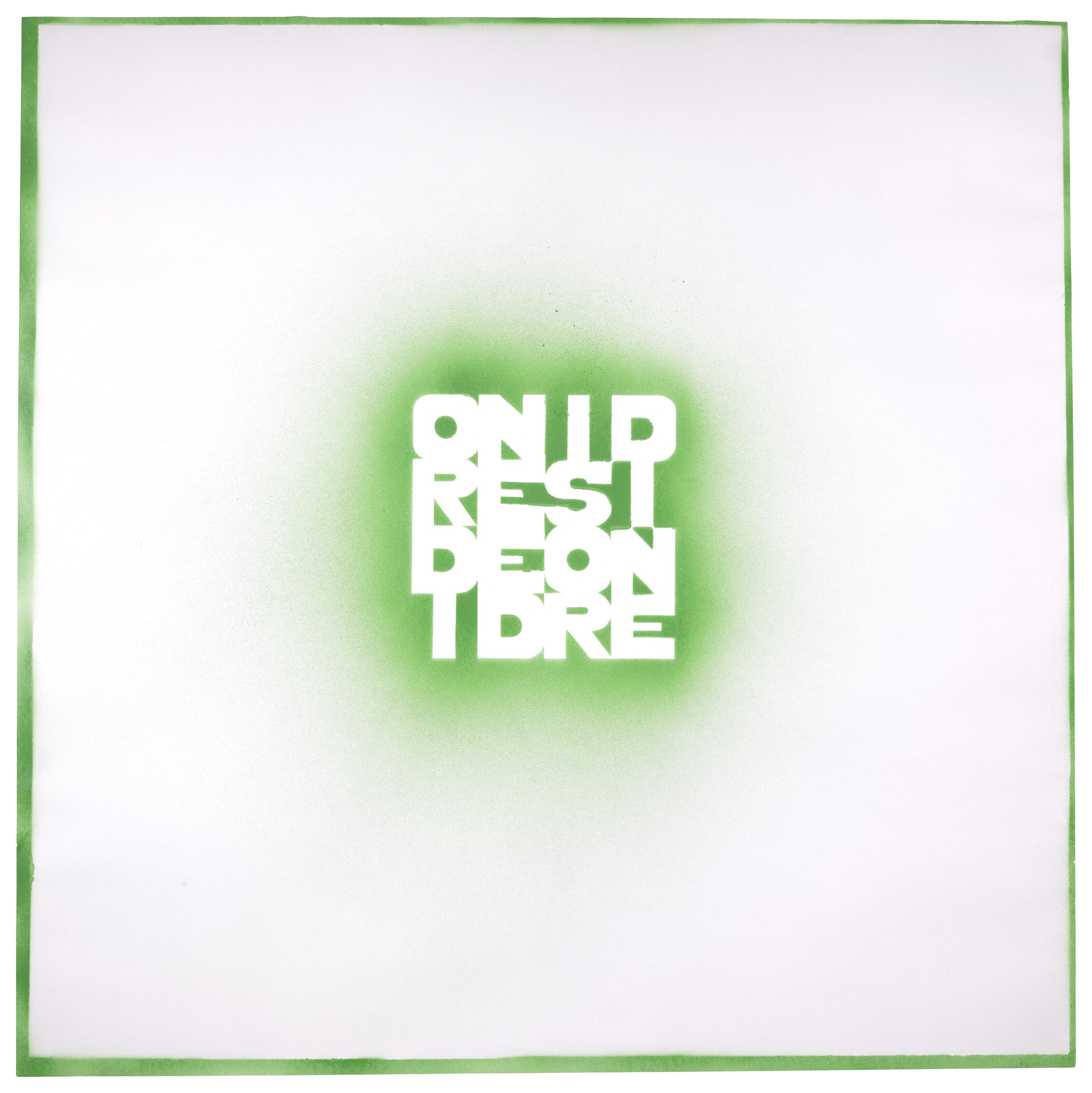 Alighiero Boetti - Ordine e disordine (Verde su verde)