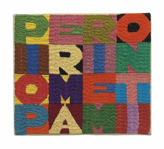 Alighiero Boetti - Pio per mari e monti (Pious across seas and mountains)