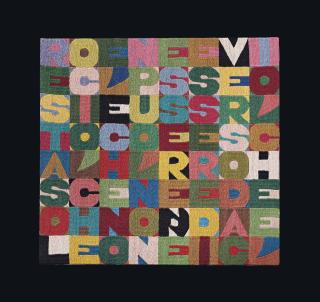 Alighiero Boetti - Resta solo ciò che è e che non può essere diverso da ciò che è (Only remains what it is and what cannot differ from what it is)