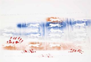 Alighiero Boetti - Senza titolo (Dimenticare il numero fortunato e non) (Untitled (Forget the Lucky Number or Not))