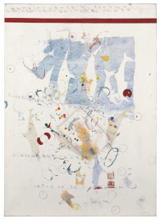 Alighiero Boetti - Senza Titolo (Mimetico Delfini)