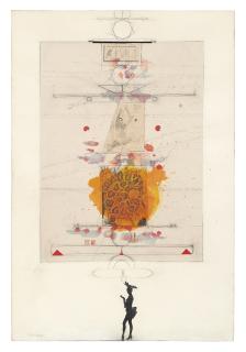 Alighiero Boetti - Senza titolo (Scrittura come linea di divisione...)