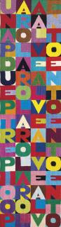 Alighiero Boetti - Una parola al vento due parole al vento tre parole al vento 100 parole al vento (A word to the wind, two words to the wind, three words to the wind, one hundred words to the wind)