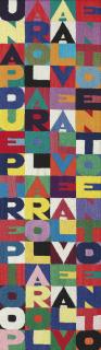 Alighiero Boetti - Una parola al vento due parole al vento tre parole al vento 100 parole al vento