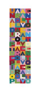 Alighiero Boetti - Una Parola al vento due parole al vento tre parole al vento 100 parole al vento