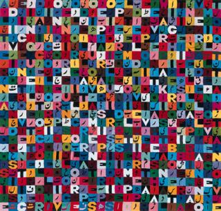 Alighiero Boetti - Untitled (El sufi berang nella prima vera dell\'anno mille novecentottantanove)