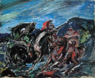 Aligi Sassu - I cavalieri neri