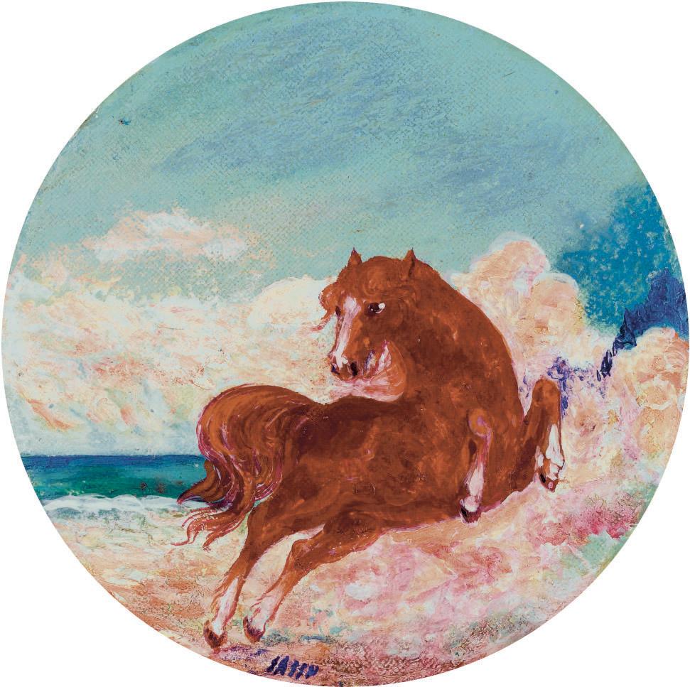 Aligi Sassu - Il rosso cavallo impennato