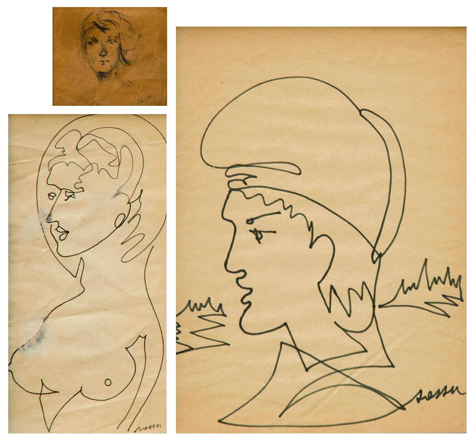 Aligi Sassu - Profilo di ragazzo