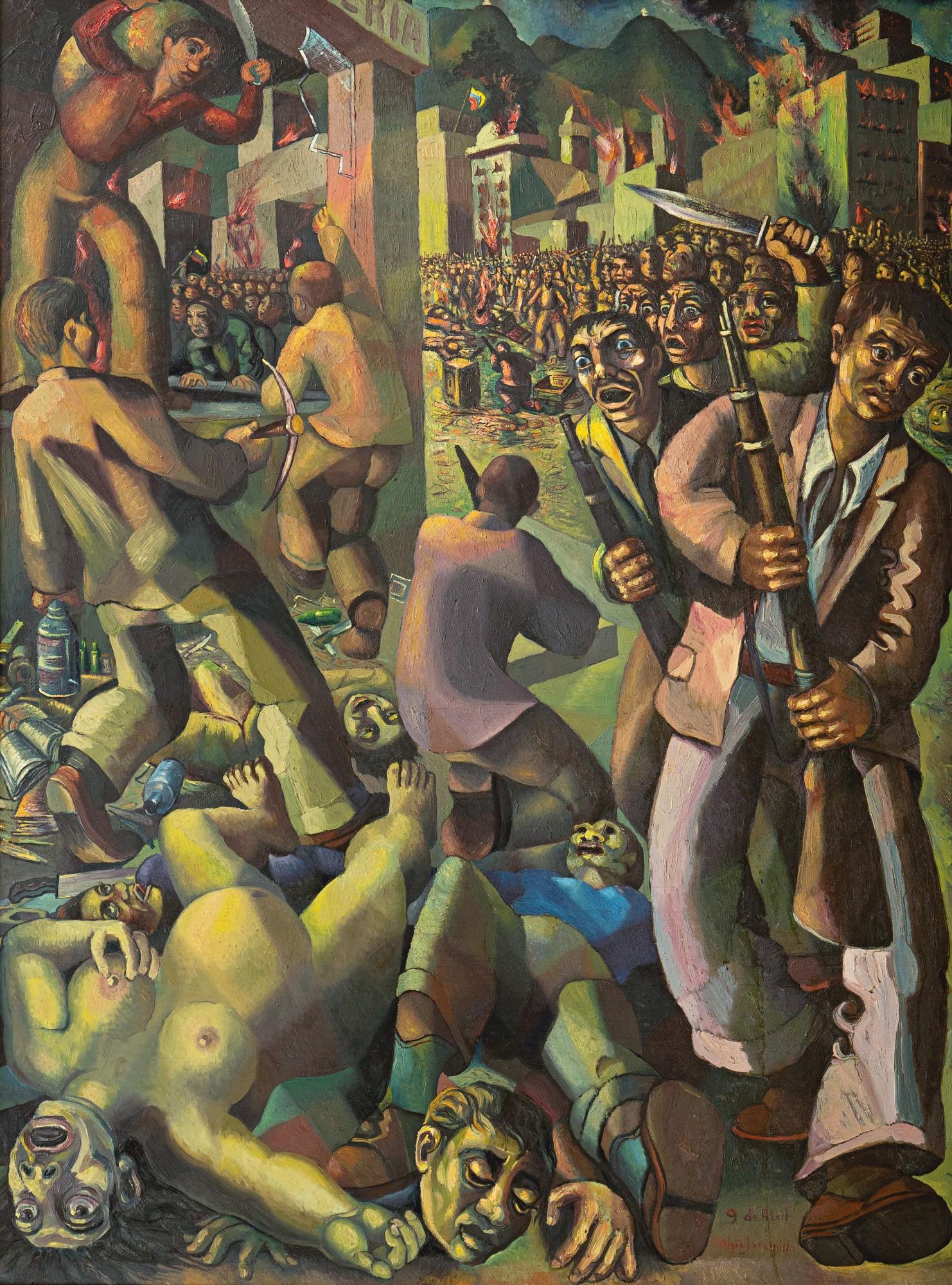 Alipio Jaramillo - 9 De Abril (A Double-Sided Work)