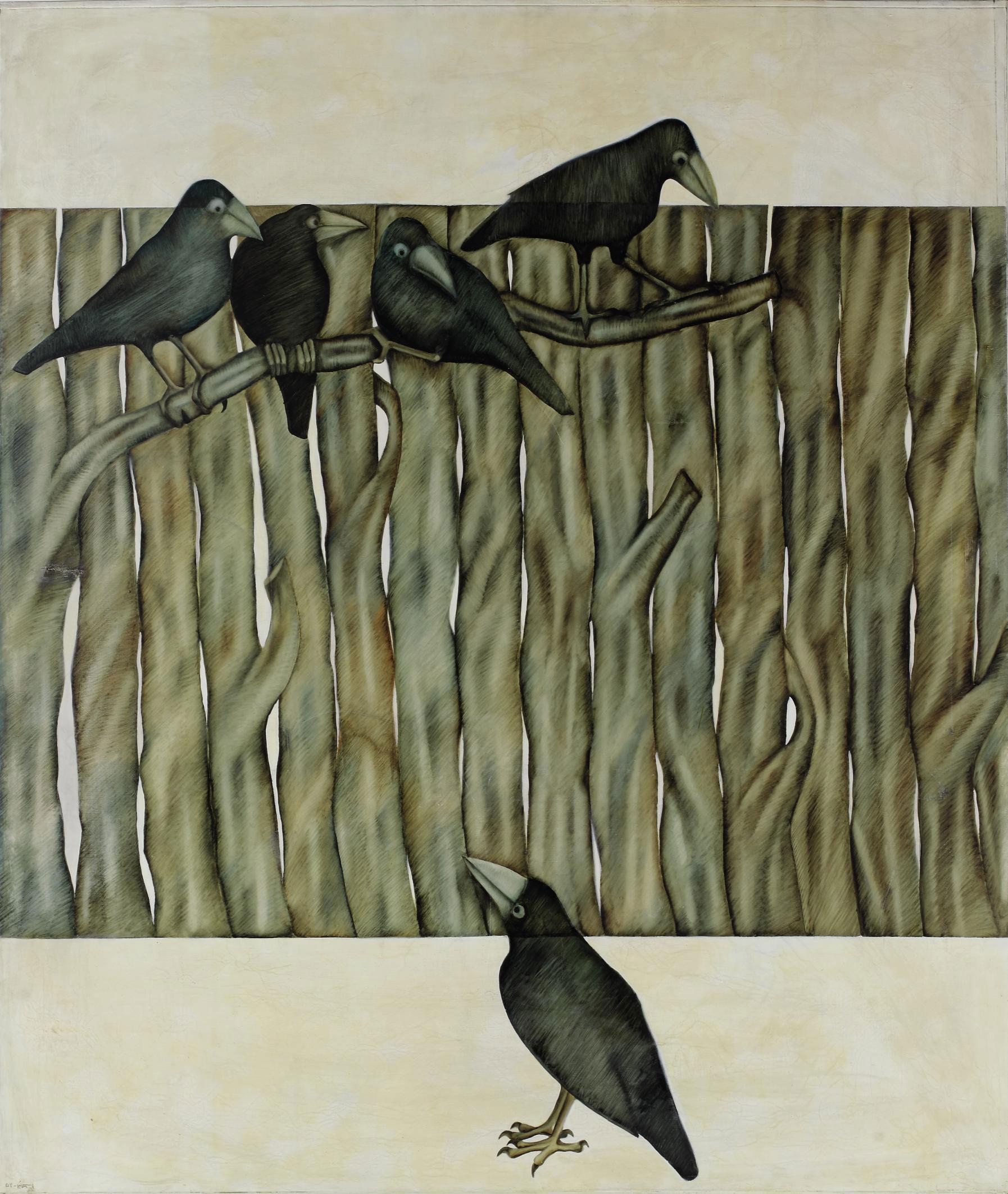 Alireza Espahbod - Crows and Tree