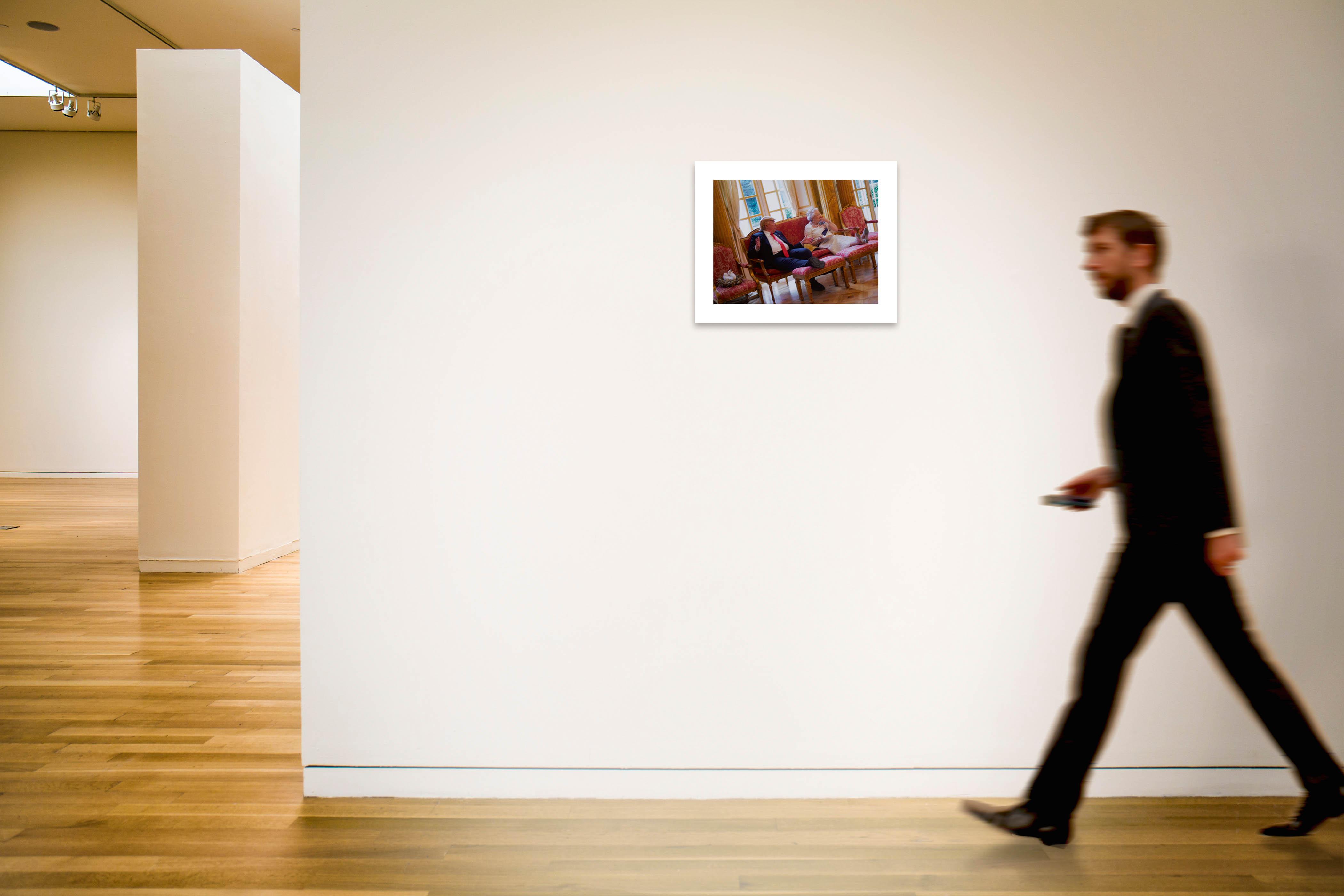 Alison Jackson - Trump And Queen Have Cucumber Sandwiches, 2018