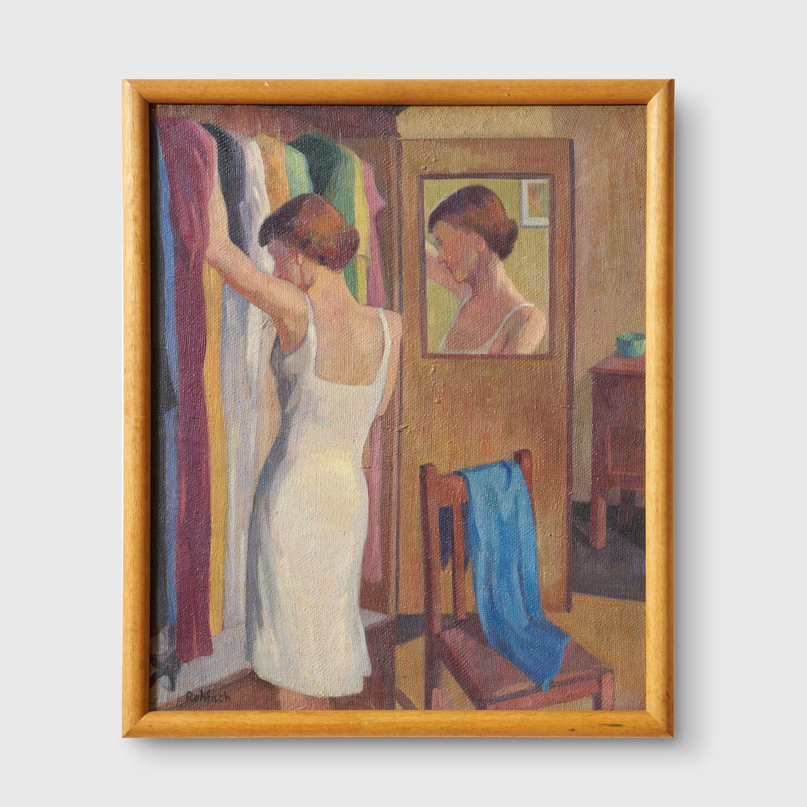 Alison Rehfisch - Double Self-Portrait in Mirror